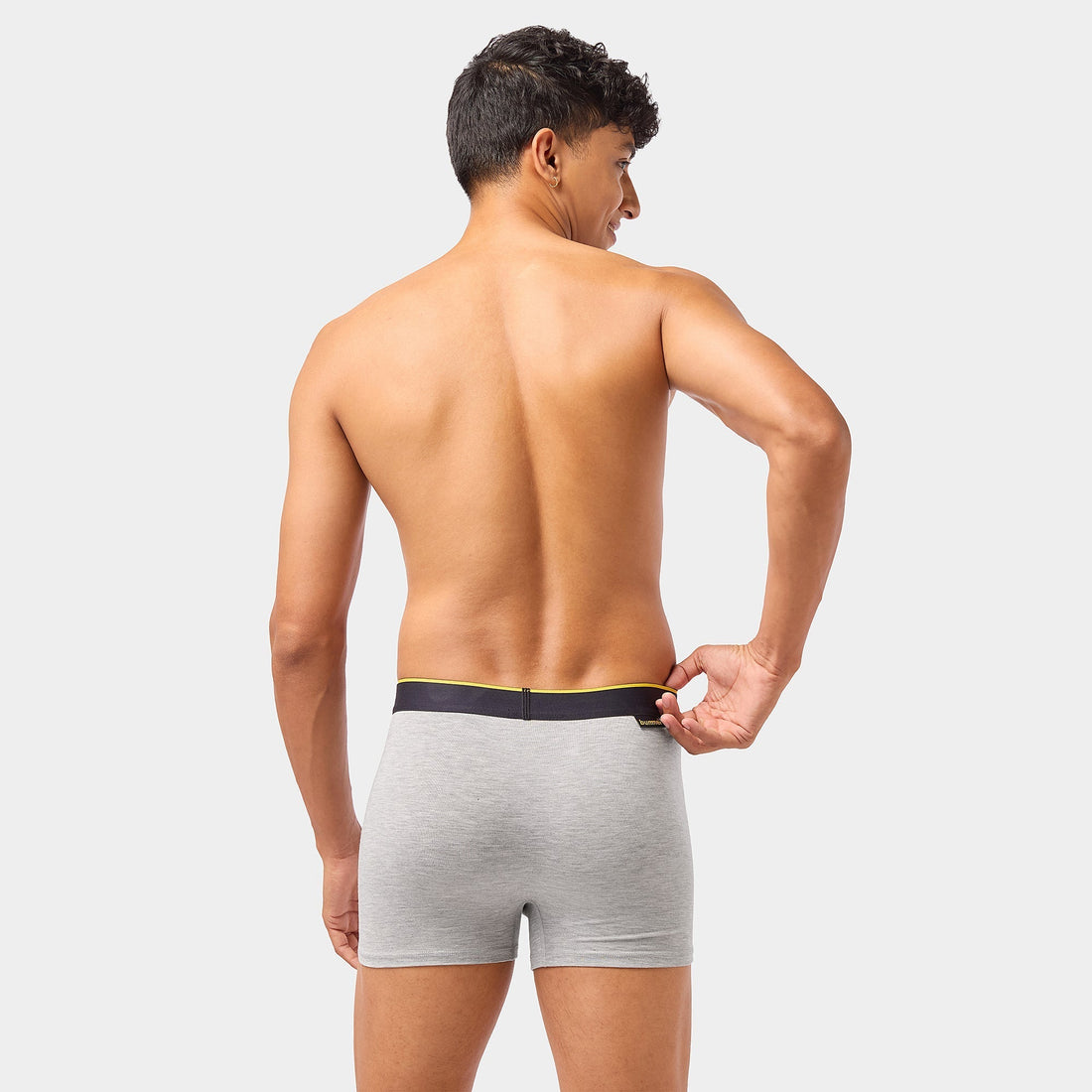 Modal Stretch Trunks - Grey Melange