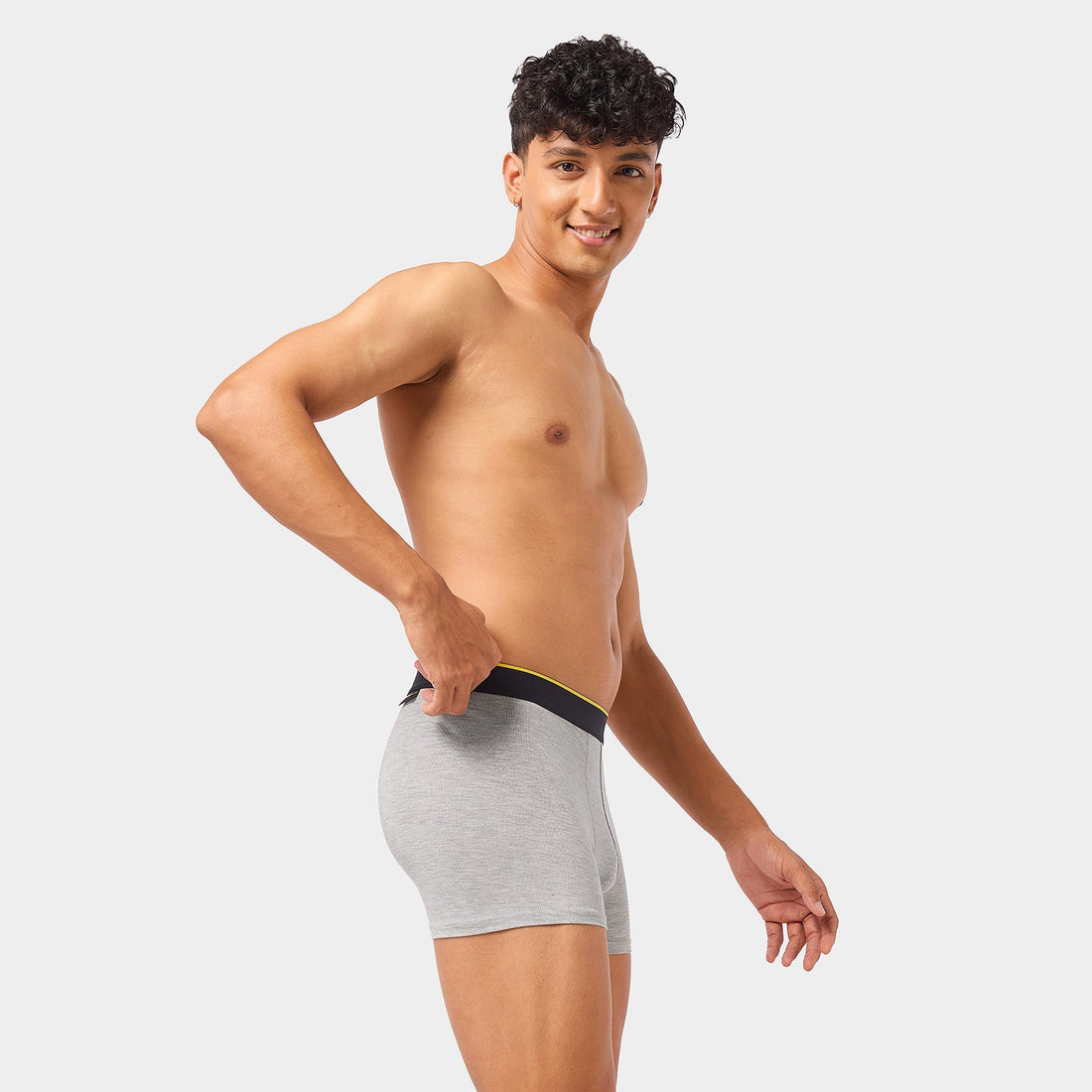 Modal Stretch Trunks - Grey Melange